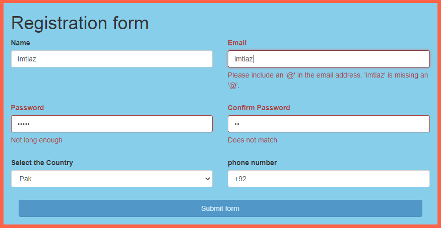How to Validate Your Web and HTML Form Using Bootstrap Validator