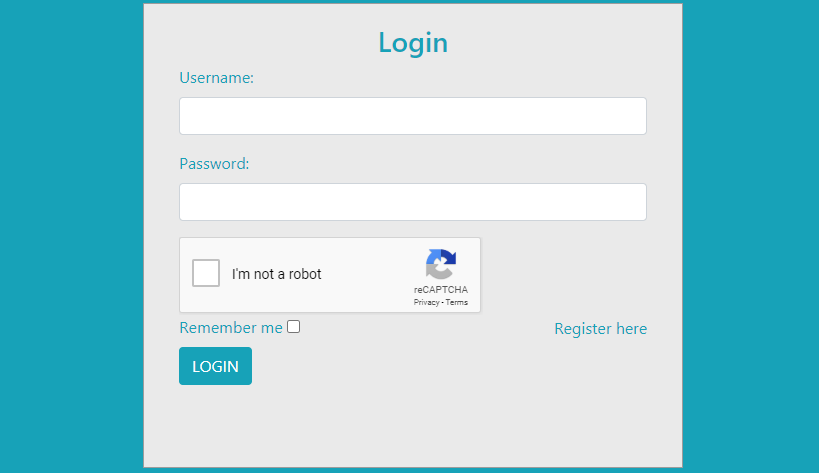  PHP Login, Logout with Google Recaptcha Using Bootstrap and MySQL