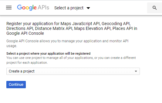 google maps using maps JavaScript API